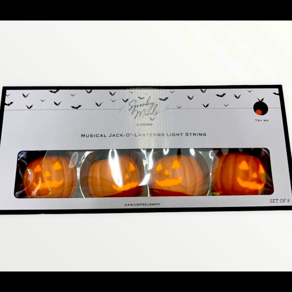 Lightshow Projection Pumpkin Musical LED Light Set